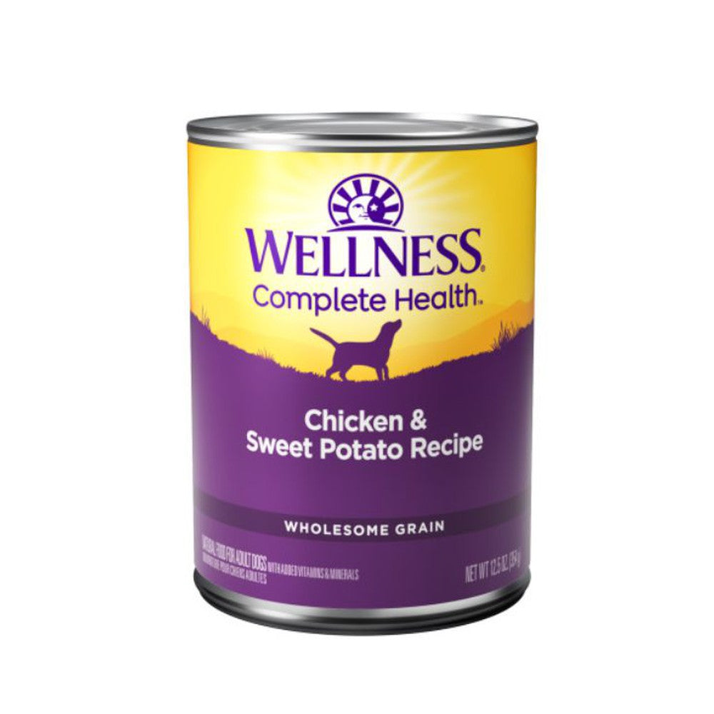 Wellness Complete Health Natural Chicken and Sweet Potato Recipe Wet Canned Dog Food