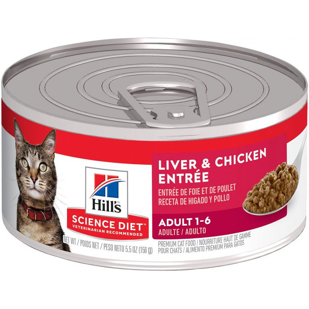 Hill's Science Diet Adult Liver & Chicken Entree Canned Cat Food