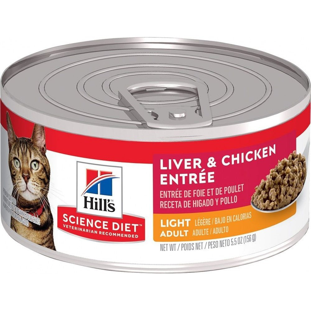 Hill's Science Diet Adult Light Liver & Chicken Entree Canned Cat Food