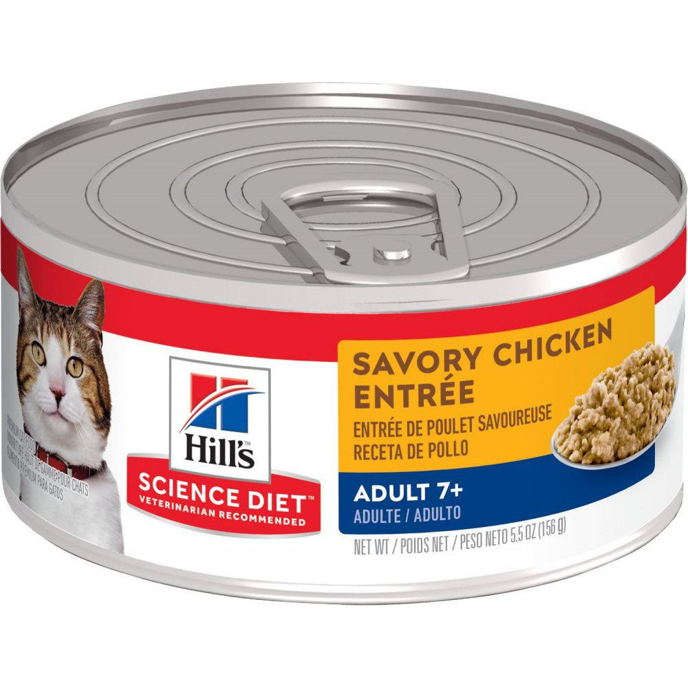 Hill's Science Diet Adult 7+ Savory Chicken Entree Canned Cat Food