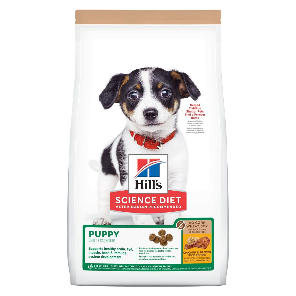 Hill's Science Diet Puppy No Corn, Wheat, or Soy Chicken & Brown Rice Recipe Dry Dog Food